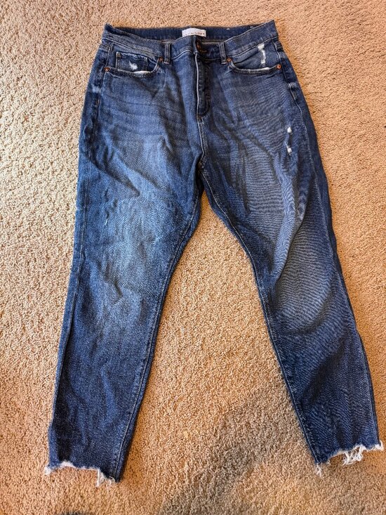 Women's Ann Taylor Loft High Waist Skinny Ankle Jeans Size 10 - Picture 1 of 1